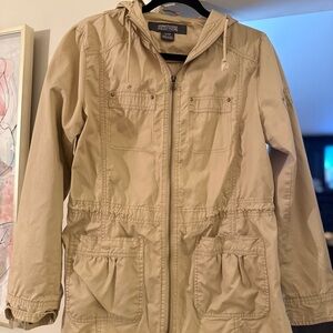 Kenneth Cole Reaction Tan Hooded Jacket